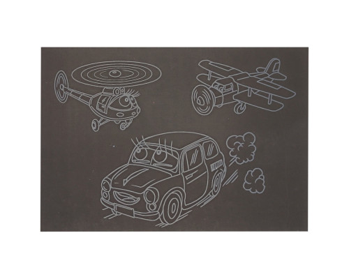 Гравюра А5 "Транспорт" ГрА5с-14 економ варіант у пакеті 21 х 14,8 см