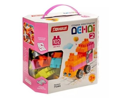 Дитячий конструктор "ДЕНДІ" - 2 71344, 102 деталі