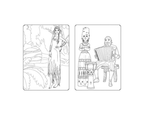 Розмальовка Магія кольору. Чарівний світ Ранок 1807005 з наклейками