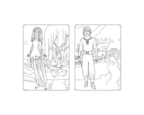 Розмальовка Магія кольору. Чарівний світ Ранок 1807005 з наклейками