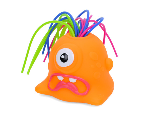 Дитяча іграшка-антистрес "Монстрик" FG231109065Q(Orange) звук та світло, 5 см