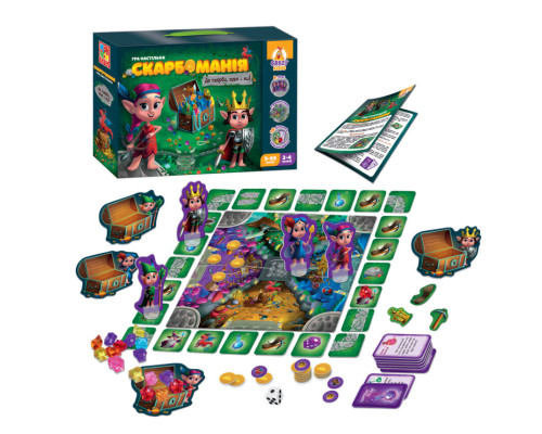Игра настольная "Скарбоманія" Vladi Toys VT8055-30 (укр)