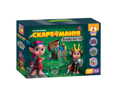 Игра настольная "Скарбоманія" Vladi Toys VT8055-30 (укр)