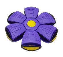 Летючий трансформерний м'яч 1002-3(Dark-Violet) світиться