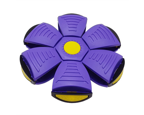 Летючий трансформерний м'яч 1002-3(Dark-Violet) світиться