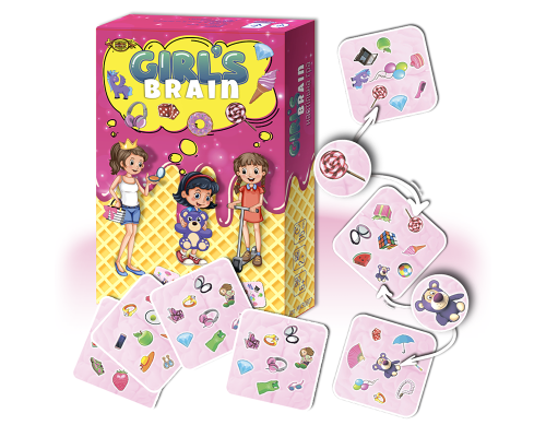 Настільна гра "GIRL'S BRAIN" MKZ0807 правила укр. і рос. мовами
