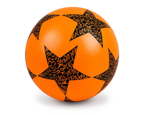 Дитячий гумовий м'яч Зірка RB20302(Orange) 60 грам, діаметр 18 см