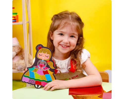 Набір для творчості "Foil Craft Принцеса" VT4433-11, 18 аркушів фольги