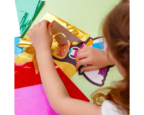 Набір для творчості "Foil Craft Принцеса" VT4433-11, 18 аркушів фольги