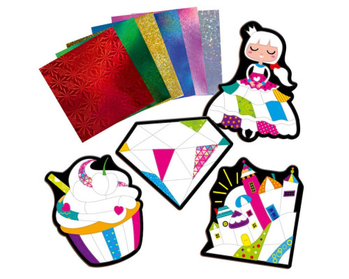 Набір для творчості "Foil Craft Принцеса" VT4433-11, 18 аркушів фольги