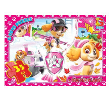 Пазлы детские "Щенячий патруль" PW0868, 35 элементов