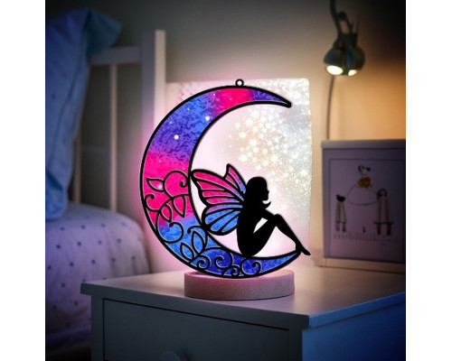 Набор для витражной живописи по номерам "Красивая сказка" FDSGK-12