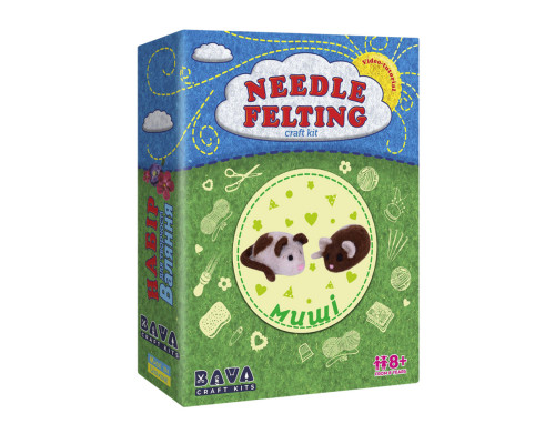 Набір для творчості "Мишки" ВАЛ-009 валяння іграшки