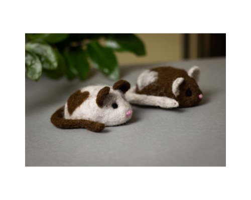 Набір для творчості "Мишки" ВАЛ-009 валяння іграшки