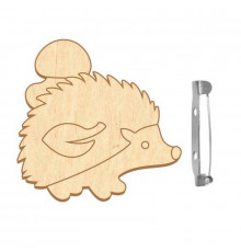 Заготовка брошки для розфарбовування "Їжачок" FDZB-094