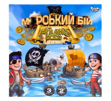 Настільна гра "Морський бій. Pirates Gold" Danko Toys G-MB-03U укр
