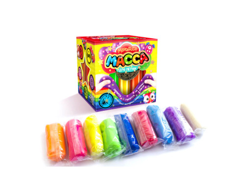 Тісто для ліплення "Master Do" 9 кольорів MMD-01-01…07 з блискітками 7596DT Вид 1