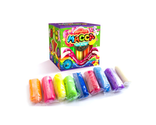 Тісто для ліплення "Master Do" 9 кольорів MMD-01-01…07 з блискітками 7596DT Вид 2