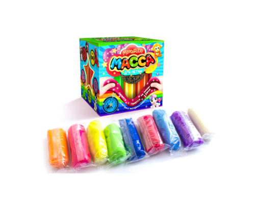 Тісто для ліплення "Master Do" 9 кольорів MMD-01-01…07 з блискітками 7596DT Вид 3