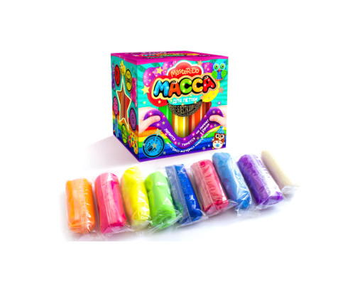 Тісто для ліплення "Master Do" 9 кольорів MMD-01-01…07 з блискітками 7596DT Вид 5