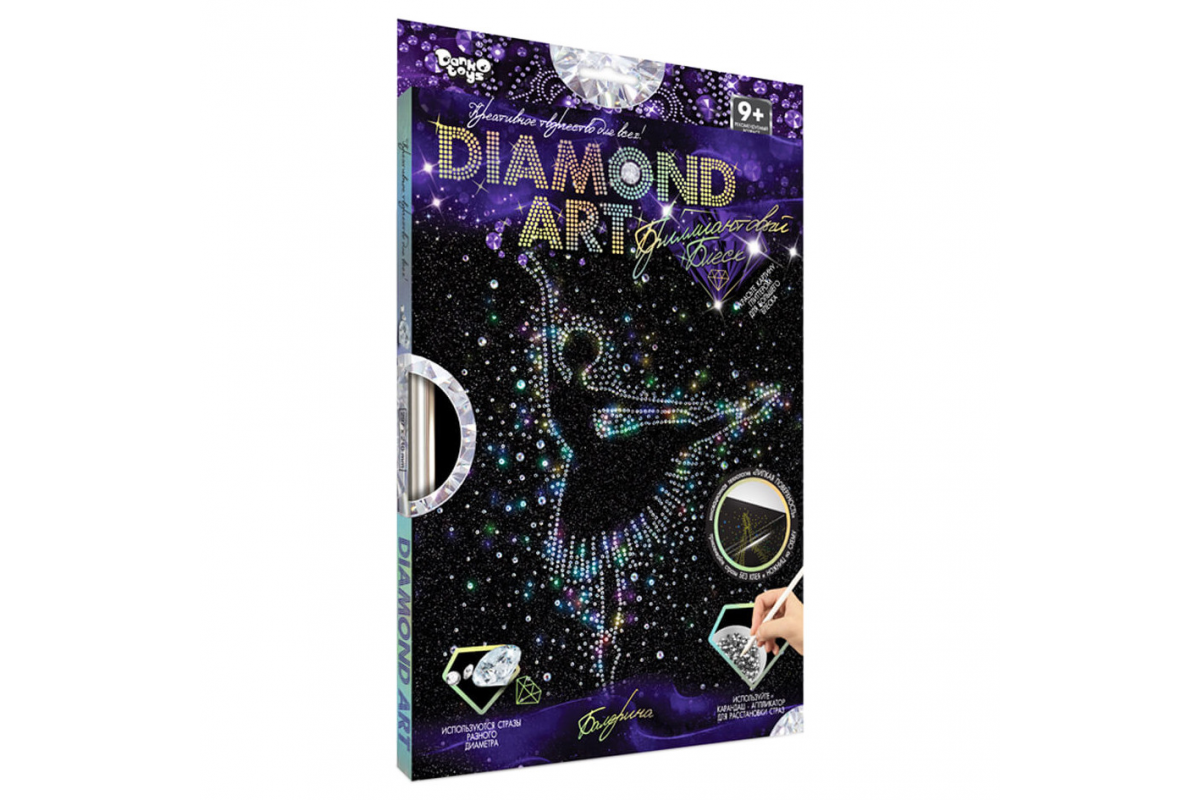 Комплект креативного творчества DAR-01 "DIAMOND ART" Балерина