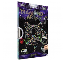 Комплект креативного творчества DAR-01 "DIAMOND ART" Тигр с розой