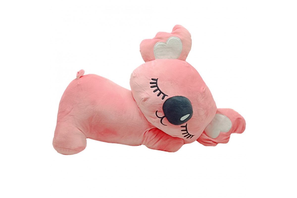 Дитяча м'яка іграшка "Коала" L1129(Pink) іграшка з пледом, розмір 50 см Дитяча м'яка іграшка "Коала" L1129(Pink) іграшка з пледом, розмір 50 см