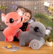 Дитяча м'яка іграшка "Коала" L1129(Pink) іграшка з пледом, розмір 50 см