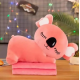 Дитяча м'яка іграшка "Коала" L1129(Pink) іграшка з пледом, розмір 50 см