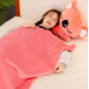 Дитяча м'яка іграшка "Коала" L1129(Pink) іграшка з пледом, розмір 50 см