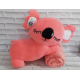 Дитяча м'яка іграшка "Коала" L1129(Pink) іграшка з пледом, розмір 50 см