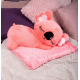 Дитяча м'яка іграшка "Коала" L1129(Pink) іграшка з пледом, розмір 50 см