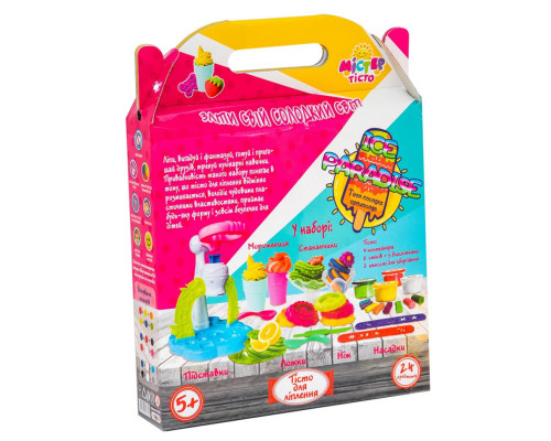 Дитячий набір для творчості "Містер тісто - Ice paradise" 71502, 24 предмети