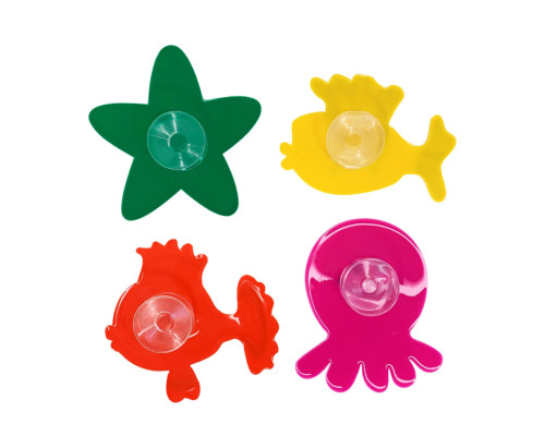 Набір міні-килимків для ванної Морські тварини MGZ-0910 з присоскою