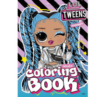 Розмальовка зі стікерами "Skate Dance 3 Tweens" LCB28, 16 сторінок