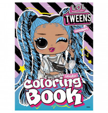 Розмальовка зі стікерами "Skate Dance 3 Tweens" LCB28, 16 сторінок