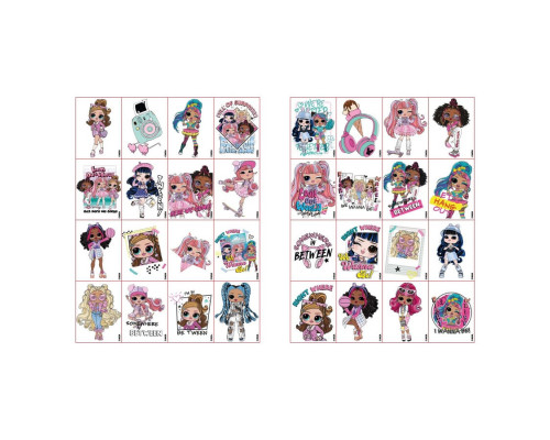 Розмальовка зі стікерами "Skate Dance 3 Tweens" LCB28, 16 сторінок