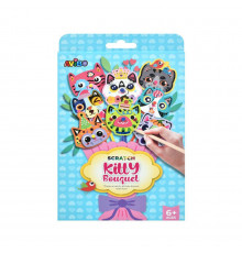 Дитячий набір для творчості "Скретч-арт букет" A1102-3(Blue)
