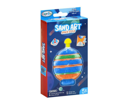 Набір для малювання піском "Куля" 8938-9-3 колба, 3 кольори