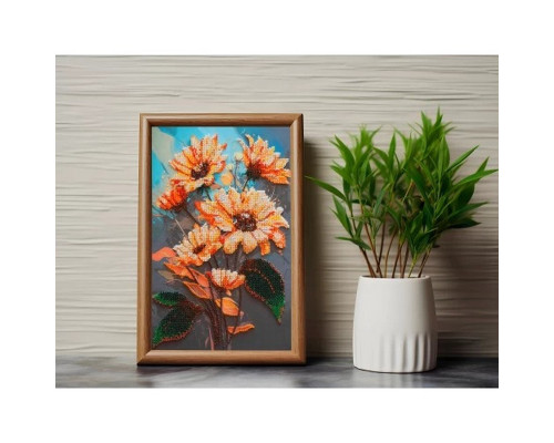 Набір для вишивання бісером "Дарунок сонця" AB-919 на натуральному холсті