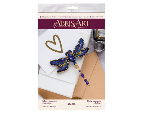 Набір для вишивання бісером "Бабка" AD-073 прикраси