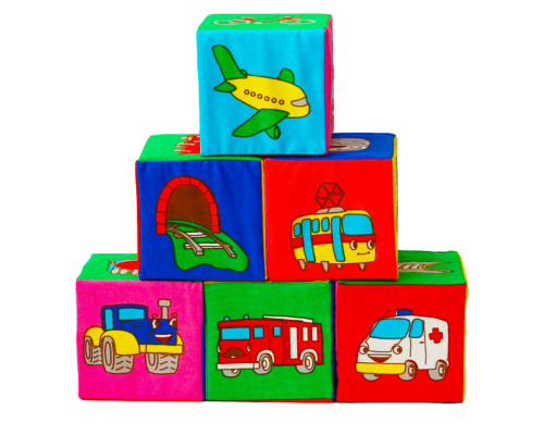 Игрушка мягконабивная "Набор кубиков" МС 090601-12