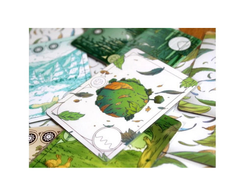 Настольная игра "Evergreen. Зеленая планета" EVG001UA 45 фишек ростков