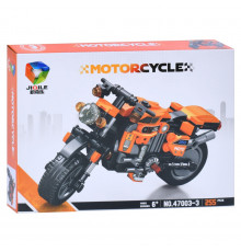 Дитячий конструктор "Мотоцикл" 47003-3, 255 елементів