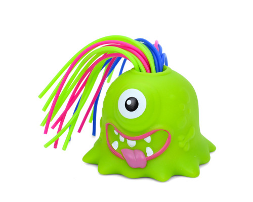 Дитяча іграшка-антистрес "Монстрик" FG231109065Q(Green) звук та світло, 5 см