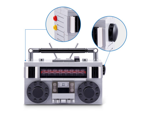 Конструктор у капсулі Касетний магнітофон MAX 83185DGQ8 серії "Retro" S1
