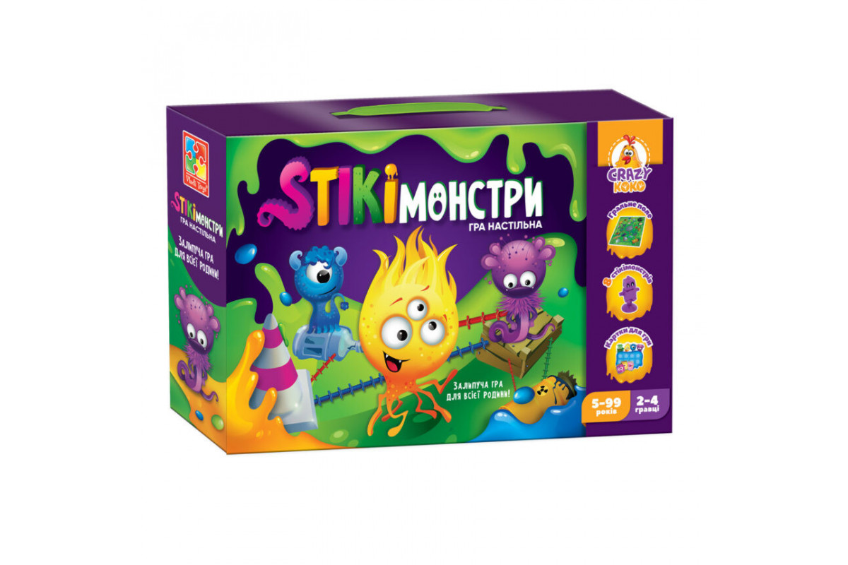 Настільна гра "Стікімонстри" Vladi Toys VT8055-35 (укр) Настільна гра "Стікімонстри" Vladi Toys VT8055-35 (укр)