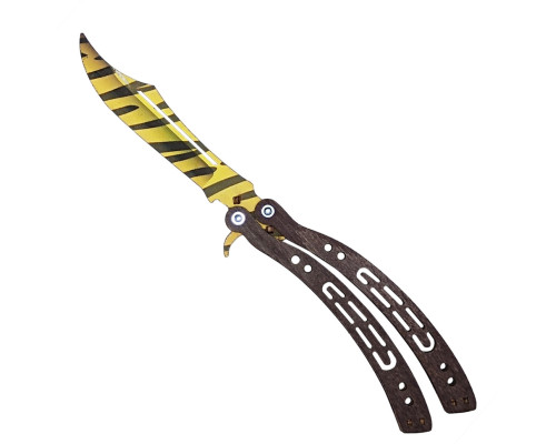 Нож деревянный сувенирный "Бабочка Тигр" BAL-TI