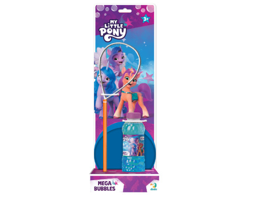 Мыльные пузыри "Mega Bubbles с тарелкой My Little Pony" 200635 объем 450 мл