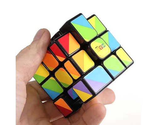 Головоломка Кубик Рубіка Райдужний 3х3 Чорний Smart Cube SC361